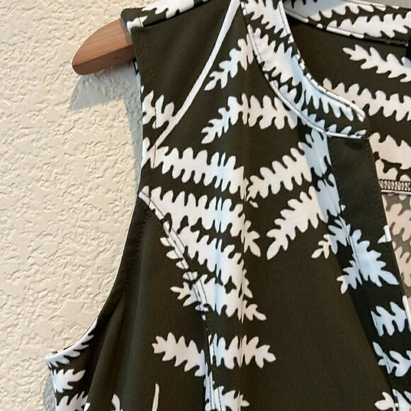 TALBOTS BOTANICAL MAXI SHIRTDRESS - Picture 10 of 13